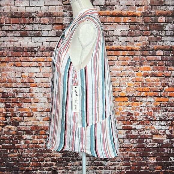 NWT Tribal Striped Sleeveless Top - Picture 6 of 13